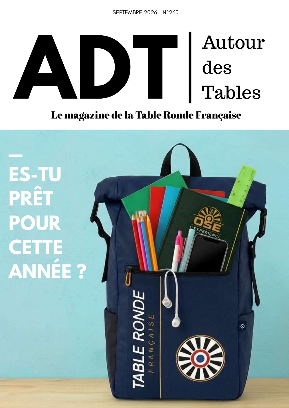 Autour des Tables n°260 — Septembre 2026